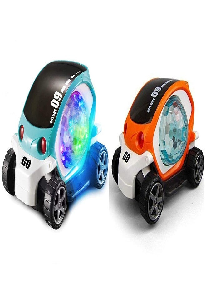 RENIAL® Musical Car with Light and Music 3 Inch Size Toddler Car Music and Light Car Small Size I Pack of 1 Car I Multicolour - Image 1